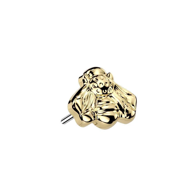 Premium G23 Titanium Bumble Bee Fancy Threadless Top