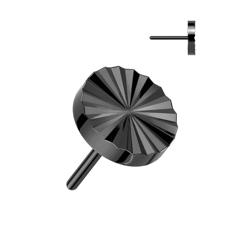 Premium G23 Titanium Flare Disc Fancy Threadless Top