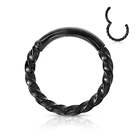 PREMIUM Twist Hinged Segment Ring 16g