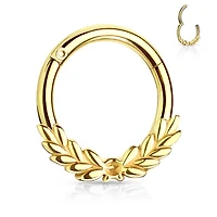 PREMIUM Laurels Segment Ring 16g