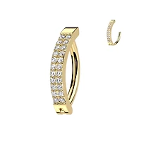 Claw-Set Crystal Clicker 14g