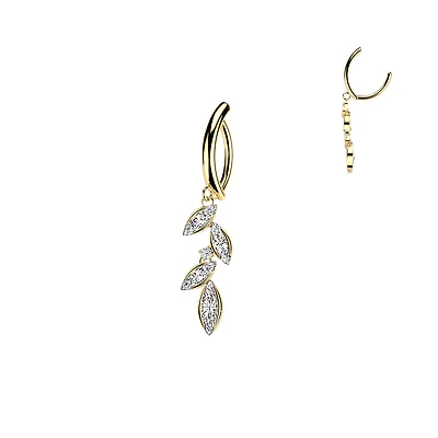 Vineyard Dangle Navel Clicker 14g