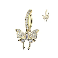 Starlit Wings Dangle Clicker 14g