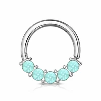 Claw-Set Moonstone Bendable Ring 16g