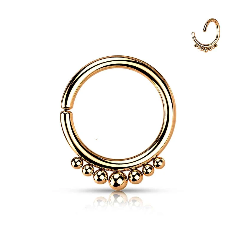 Dotwork Bendable Ring 16g