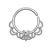 Crystal Filigree Bendable Ring 16g