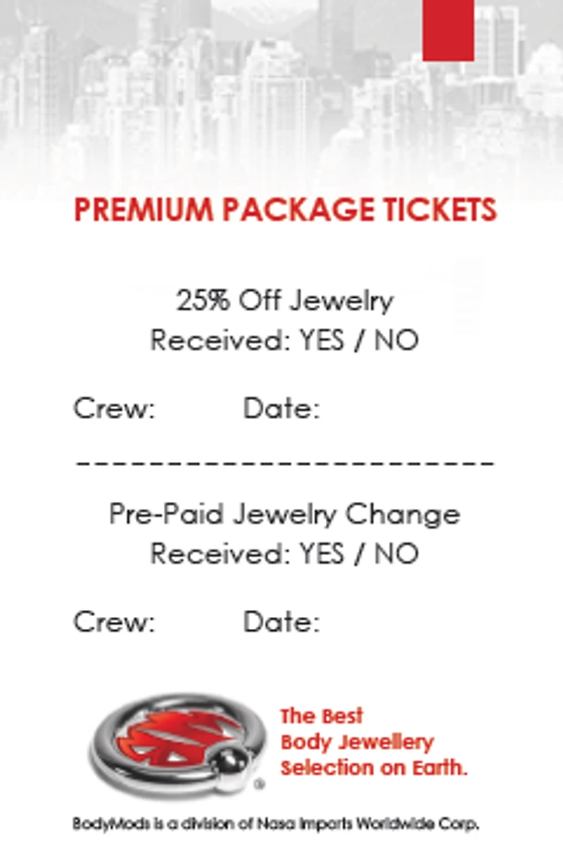 Piercing Aftercare Package