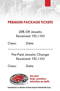 Piercing Aftercare Package