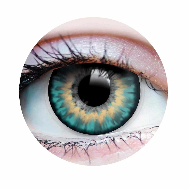 Sunrise Turquoise - Green Colored - Primal Contact Lenses