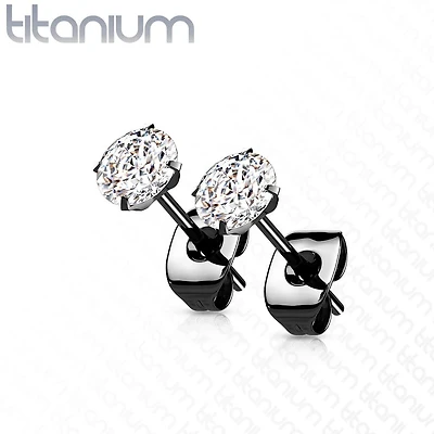 Premium G23 Titanium Claw-set Studs