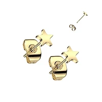 Premium G23 Titanium Star Studs