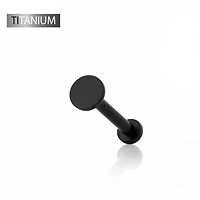 Premium G23 Titanium Flat Disc Simple Threadless Back