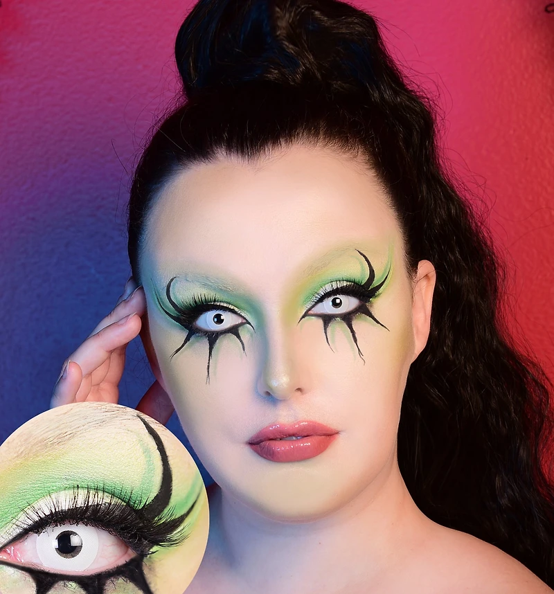 Zombie I - White Colored- Primal Contact Lenses
