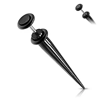 Titanium with O-Rings Faux Tapers 16g