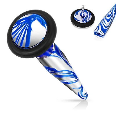Swirl Faux Tapers 16g