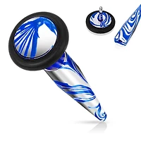Swirl Faux Tapers 16g