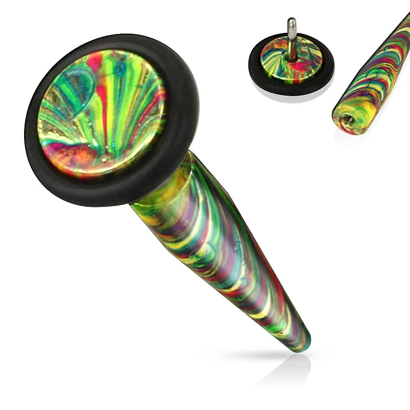 Swirl Faux Tapers 16g