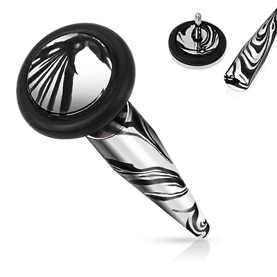 Swirl Faux Tapers 16g