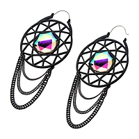 Crystal + Chain Dreamcatcher Tunnel Hangers