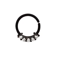 Claw-Set Crystal Bendable Ring 16g