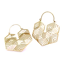 Geometric Hexagon Tunnel Hangers