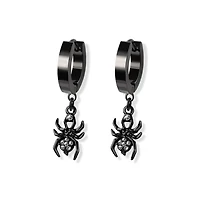 Spider Dangle Cuff Earrings