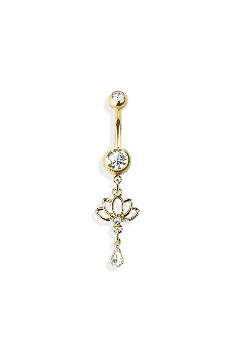 Lotus Navel Dangle 14g
