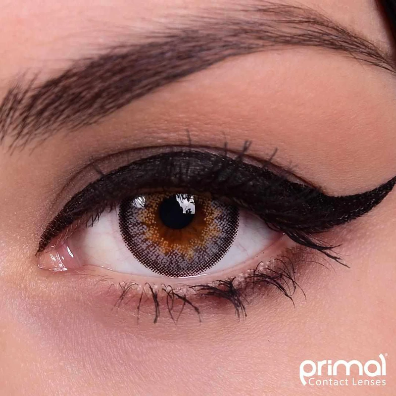Sunrise Ash - Grey Colored - Primal Contact Lenses