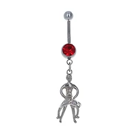 3D Sexy Time Navel Dangle 14g