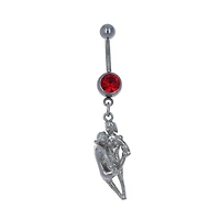 3D Sexy Time Navel Dangle 14g