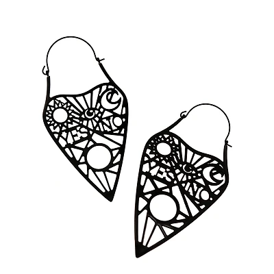 Yes No Ouija Planchette Tunnel Hangers