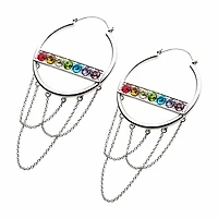 Rainbow Crystals + Chain Tunnel Hangers