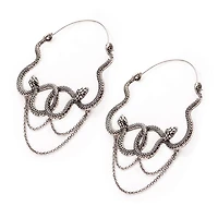 Coiled Snakes + Chains Tunnel Hangers