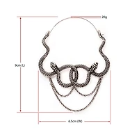 Coiled Snakes + Chains Tunnel Hangers