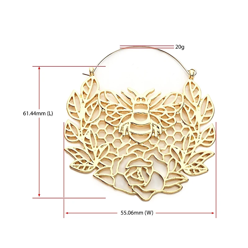 Floral Bee Tunnel Hangers