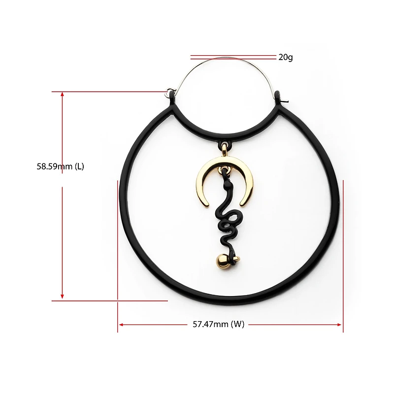 Snake Dangle Tunnel Hangers