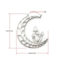Surgical Steel Mushroom Moon Tunnel Hangers