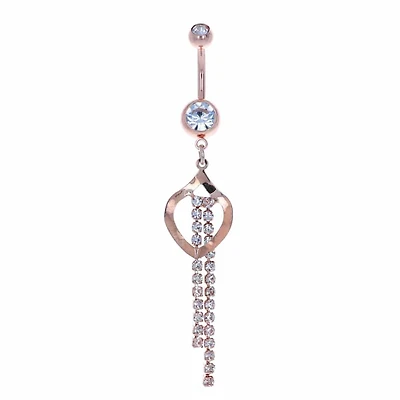 Tucked Chains Navel Dangle 14g