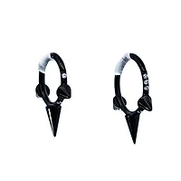 PREMIUM Crystal Edge Spike Segment Ring 16g