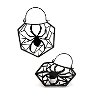 Geometric Spiderweb Tunnel Hangers