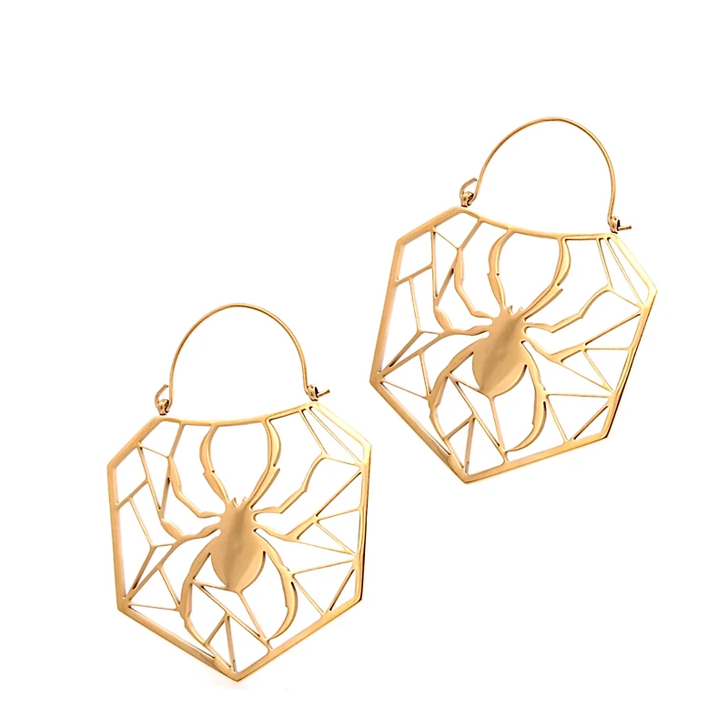 Geometric Spiderweb Tunnel Hangers
