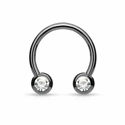 Forward Jewel Circular Barbell 14g