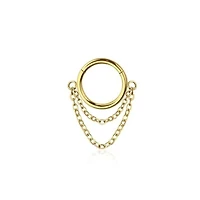 Premium Double Chain Segment Ring 16g