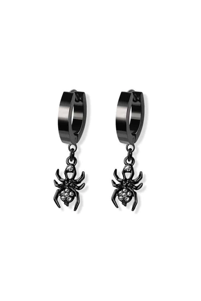 Spider Dangle Cuff Earrings
