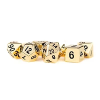 16mm Metal Dice Gold Set