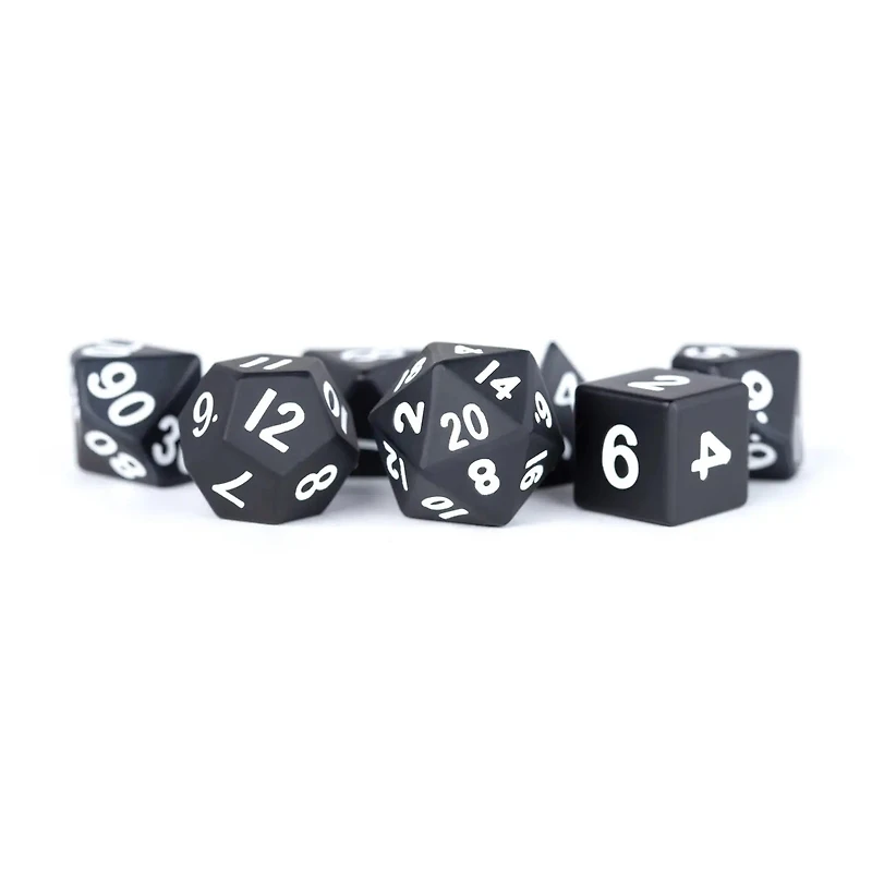 16mm Metal Black Dice Set Assortment