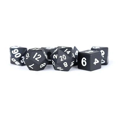 16mm Metal Black Dice Set Assortment