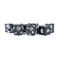 16mm Metal Black Dice Set Assortment