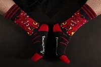 Evil AF Cerberus Socks