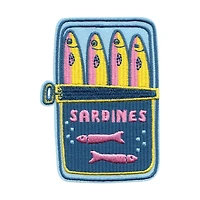 Patch - Sardines Can Quirky Food Humor Novelty Fish Art
